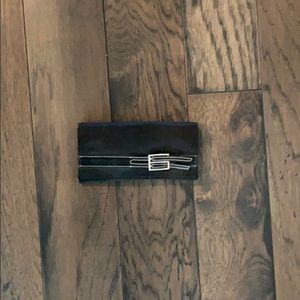 Black clutch wallet